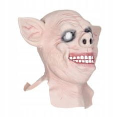Korbi Profesionálna latexová maska Psycho Pig, Halloween