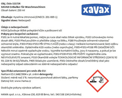 Xavax odstraňovač vodného kameňa u práčok, 250 ml