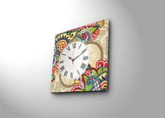 Wallity Dekoratívne nástenné hodiny Coloursa viacfarebné