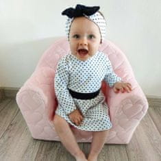 NEW BABY Dojčenské bavlnené šatôčky s čelenkou New Baby Teresa II 74 (6-9m)