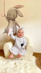 NEW BABY Dojčenské bavlnené šatôčky s čelenkou New Baby Teresa 56 (0-3m)