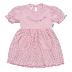 NEW BABY Dojčenské šatôčky s krátkym rukávom New Baby Summer dress 68 (4-6m)