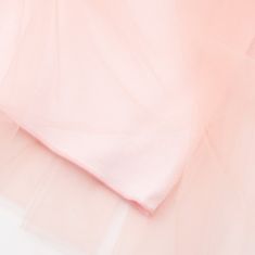 NEW BABY Dojčenské šatôčky s tylovou sukienkou New Baby Wonderful ružové 68 (4-6m)