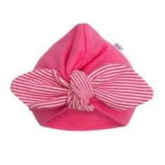 NEW BABY Dievčenská čiapočka turban New Baby For Girls stripes 62 (3-6m)