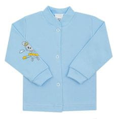 NEW BABY Dojčenský kabátik New Baby Teddy pilot modrý 80 (9-12m)