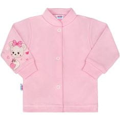 NEW BABY Dojčenský kabátik New Baby myška ružový 50
