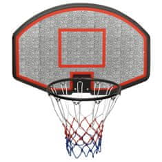 shumee Basketbalová doska čierna 90x60x2 cm polyetén