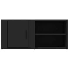 shumee TV skrinky 2 ks čierne 80x31,5x36 cm spracované drevo