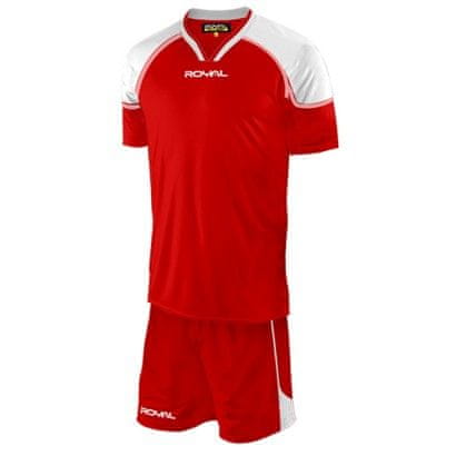 ROYAL Futbalový dres s trenírkami Royal Micene Červená 3XS červená/biela