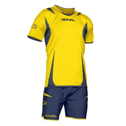 ROYAL Futbalový dres s trenírkami Royal Hypnos Žltá M žltá/tmavomodrá