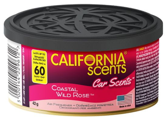 California Scents California Car Scents Coastal Wild Rose, 42 g