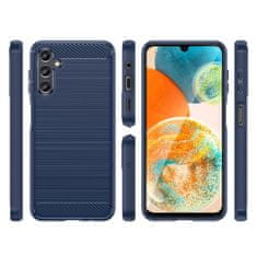 MG Carbon silikónový kryt na Samsung Galaxy A14 5G, modrý