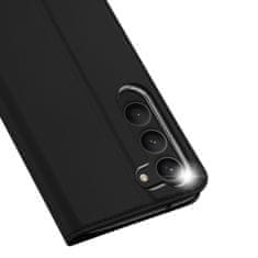 Dux Ducis Skin Pro knižkové kožené puzdro na Samsung Galaxy S23, čierne