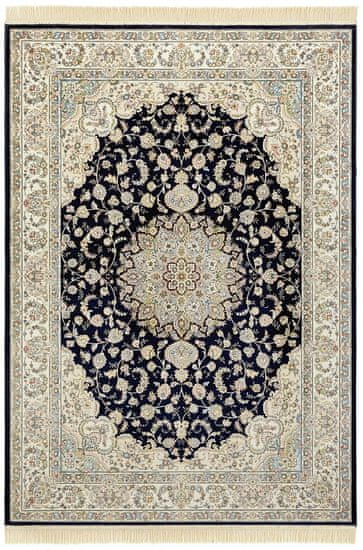 NOURISTAN Kusový koberec Naveh 104378 darkblue / Cream