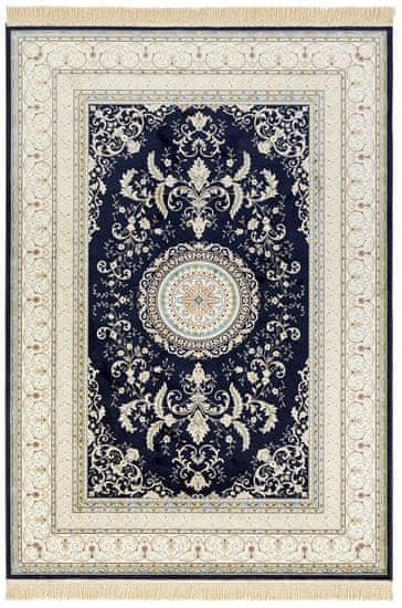 NOURISTAN Kusový koberec Naveh 104371 Dark-blue