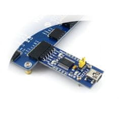Waveshare Adaptér USB UART na čipe FT232 (mini konektor)