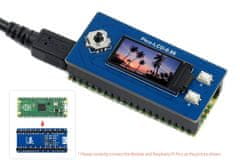 Waveshare 0,96-palcový LCD zobrazovací modul pre Raspberry Pi Pico