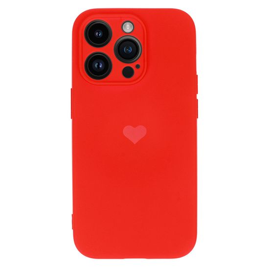 Vennus Heart puzdro pre iPhone 12 - červené
