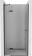 Mexen Roma, sprchové dvere do otvoru 80 x 190 cm, 6mm číre sklo, čierny profil, 854-080-000-70-00