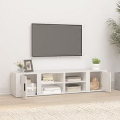 shumee TV skrinky 2 ks biele 80x31,5x36 cm spracované drevo