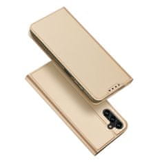 Dux Ducis Skin Pro knižkové puzdro na Samsung Galaxy A14 5G, zlaté