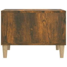 shumee Konferenčný stolík dymový dub 60x50x36,5 cm spracované drevo