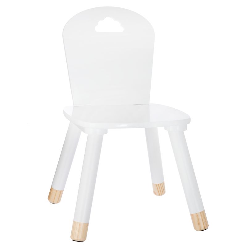 Atmosphera Detská stolička obláčik biela 32x32x50 cm