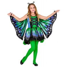 Widmann Kostým Motýľa dievčenský zelený, 128