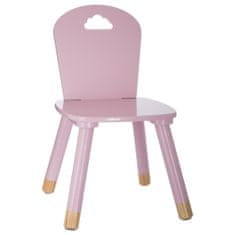 Atmosphera Detská stolička obláčik ružová 32x32x50 cm