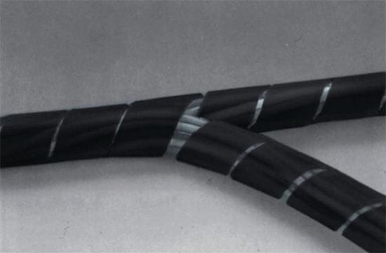 Fixapart SWB KS-10BLACK - Káblové Bužírky 60 mm 10.0 m, čierna