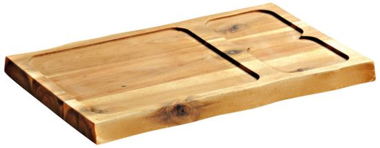 Kesper Servírovacia doštička gastro z agátového dreva 37,5 x 24 cm
