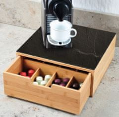 Kesper Box na kávové kapsule / čajové vrecúška, Bambus
