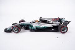 Zberateľský kovový model Mercedes W08 - Lewis Hamilton (2017), Majster sveta, 1:18 Minichamps