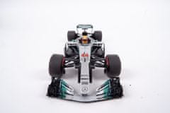 Zberateľský kovový model Mercedes W08 - Lewis Hamilton (2017), Majster sveta, 1:18 Minichamps