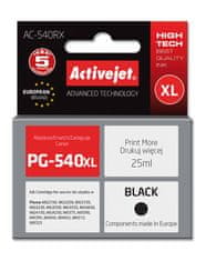 shumee Activejet inkoust AC-540RX (náhrada Canon PG-540XL; Premium; 25 ml; 700 stran, černá)