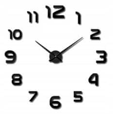 KIK KX7845 Nástenné hodiny veľké 80-120cm čierne