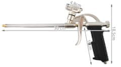 BIGSTREN Pistola na montážnu penu kovová ISO 10