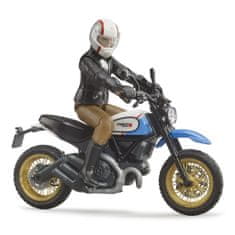 BRUDER 63051 BWORLD Motocykel Scrambler Ducati Cafe Racer s jazdcom
