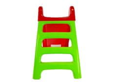 Lean-toys Detská záhradná šmýkačka 428 zelená a červená