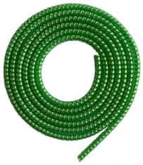 ELPINIO ochrana kábla špirála - metalická zelená