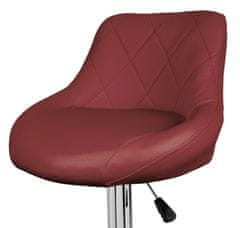Aga Barová stolička Tmavo červená