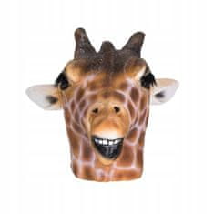 Korbi Profesionálna latexová maska žirafy, žirafia hlava