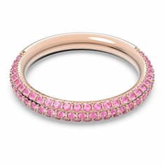 Swarovski Nádherný prsteň s ružovými kryštálmi Swarovski Stone 5642910 (Obvod 52 mm)