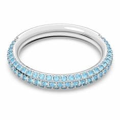 Swarovski Nádherný prsteň s modrými kryštálmi Swarovski Stone 5642903 (Obvod 50 mm)