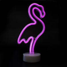 Northix LED neónová lampa, Flamingo 