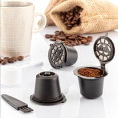 Northix 3x opakovane použiteľné kávové kapsuly 