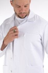 BORTEX Plášť pracovný biely - pánsky (zmesový materiál, výška 176,182) 44/176