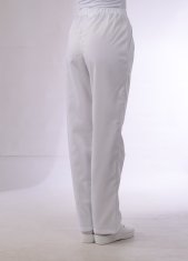 BORTEX Nohavice na gumu biele dámske (zmesový materiál) 60/170