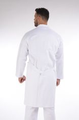 BORTEX Plášť pracovný biely - pánsky (zmesový materiál, výška 176,182) 44/176