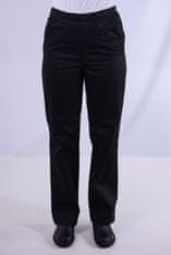 BORTEX Nohavice na pevný pás (vzadu je všitá guma) - dámske - čierne (zmesový materiál) 38/170